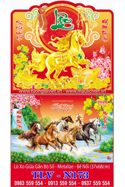 Bìa Lò Xo Giữa 13 Tờ Lộc Bình An