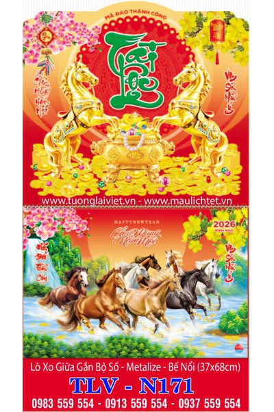 Bìa Lò Xo Giữa 13 Tờ Xuân Tài Lộc