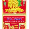 Bìa lò xo giữa dán nổi Kim Tiền Tài Lộc