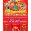 Lịch Bloc Lò Xo Giữa Lộc Túi Vàng